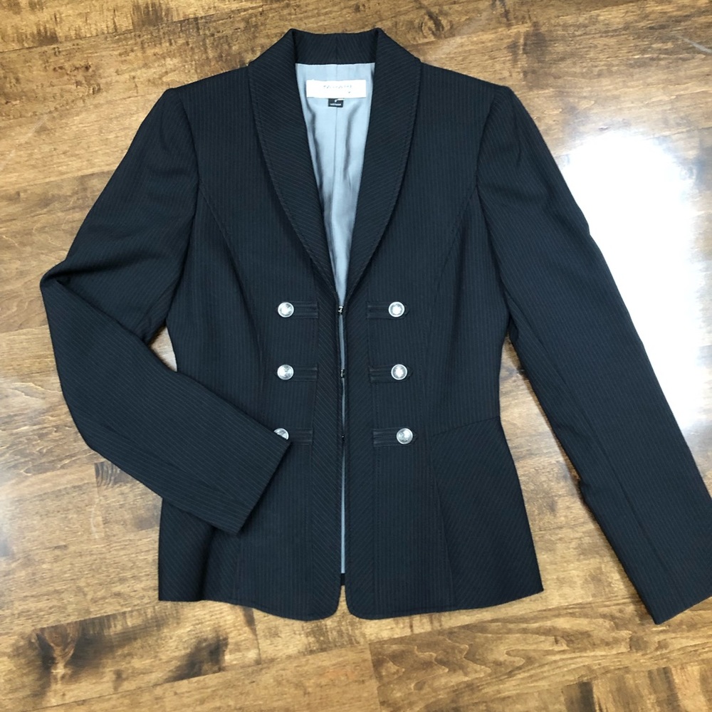 Tahari Pinstripe Blazer
